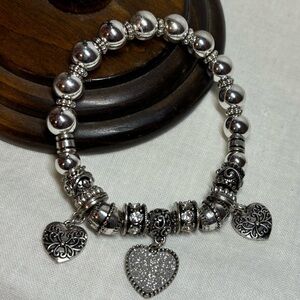 Heart Charm Bracelet